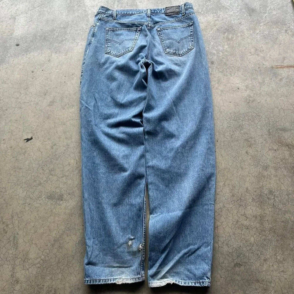 Vintage 90s Levi's silver tab denim jeans Loose fit Waist measures 36